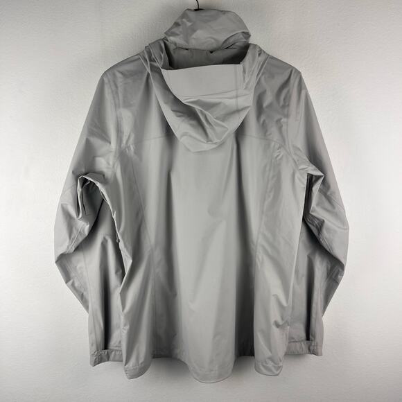 REI Co-op Rainier Rain Jacket Women's XL Gray 2.5 L Lightweight Hood Ripstop - Picture 4 of 16